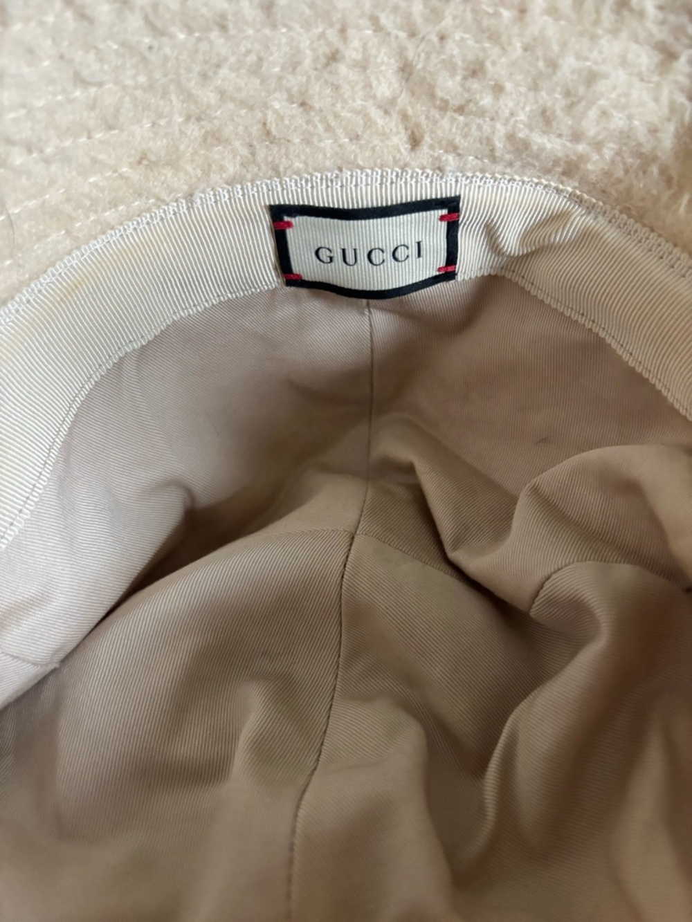 Gucci Orgasmique Adult Cream bucket hat - Picture 3 of 4